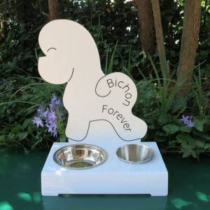 Porta ciotola per cani BICHON