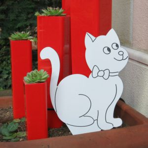 Decoro da giardino con Gatto Ambrogio